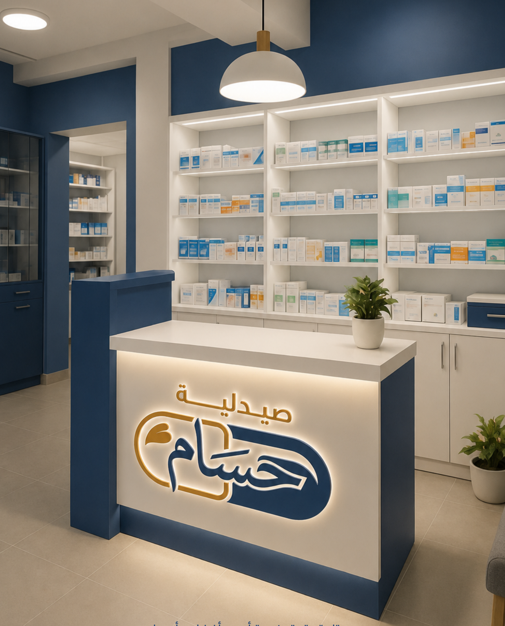 من داخل صيدلية حسام